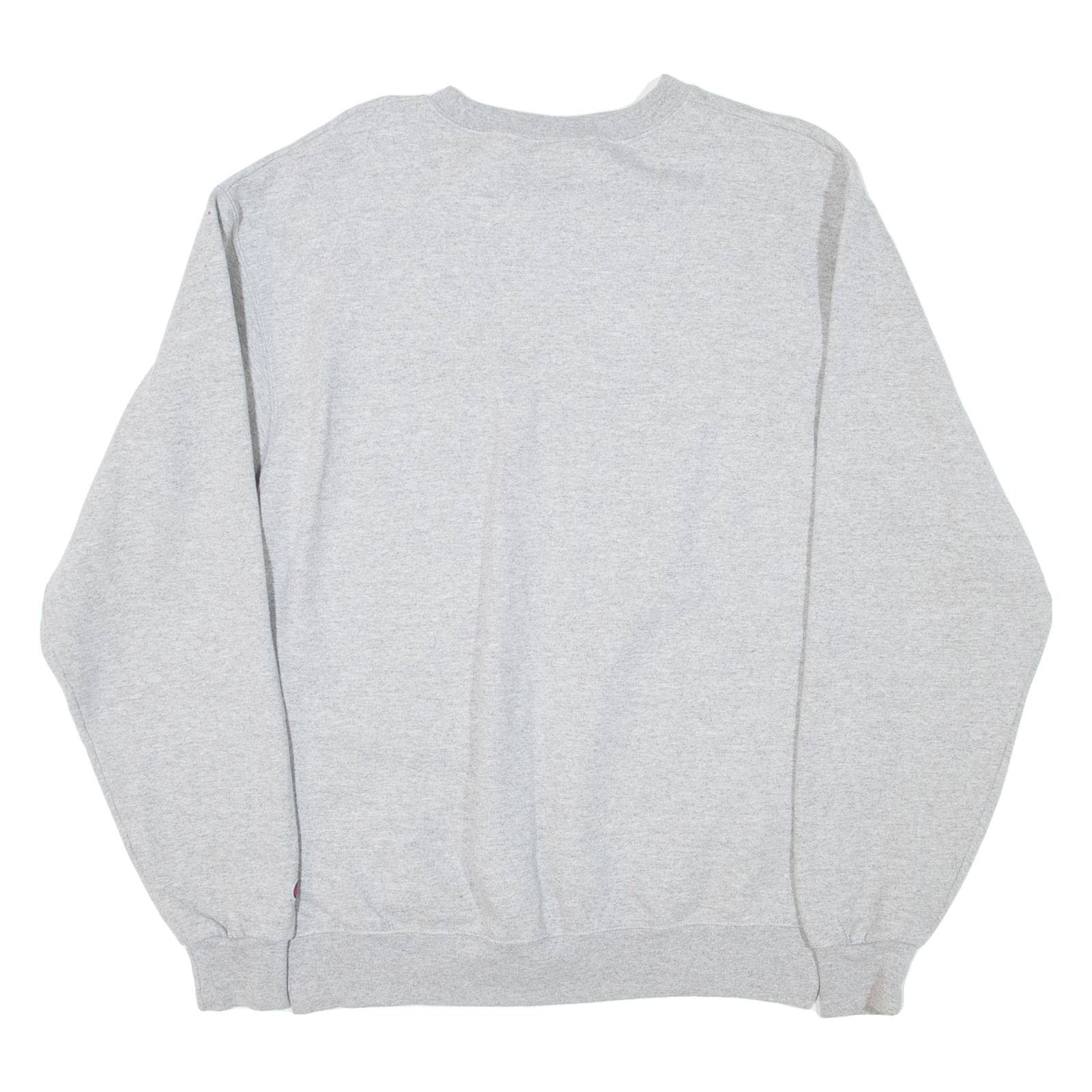 CHAMPION Meredith College Dad Mens Sweatshirt Grey USA M