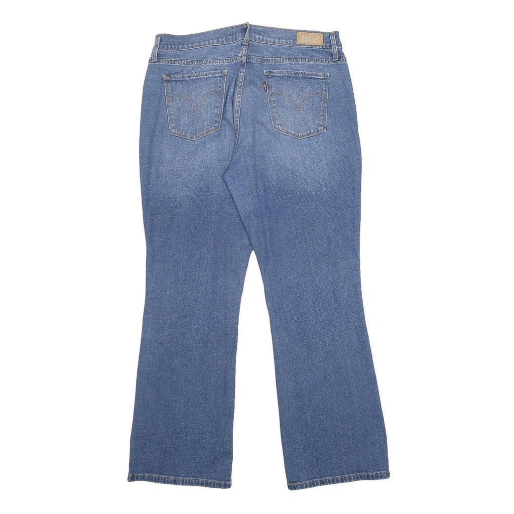 LEVI'S 515 Womens Regular Bootcut Denim Light W32 L29 Classic Cotton Blend Zip