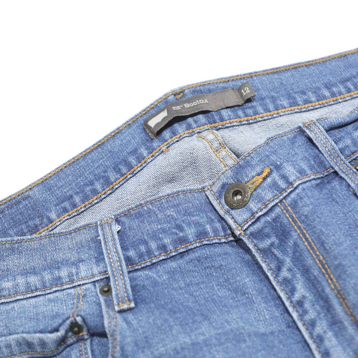 LEVI'S 515 Womens Regular Bootcut Denim Light W32 L29 Classic Cotton Blend Zip