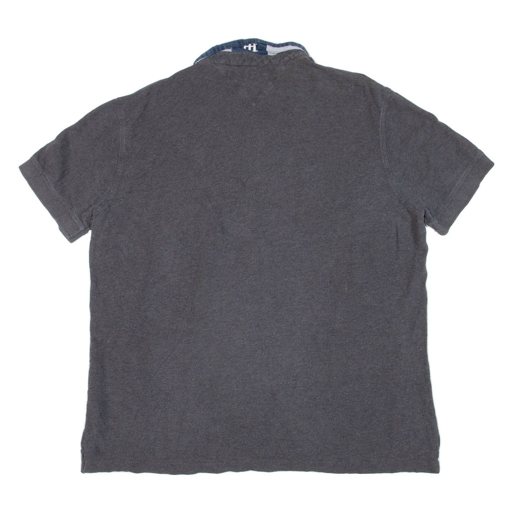 TOMMY HILFIGER Custom Fit Mens Polo Shirt Grey L