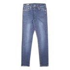 LEVI'S 512 Big E Mens Slim Blue Denim Jeans W32 L34 Classic Cotton Blend Zip