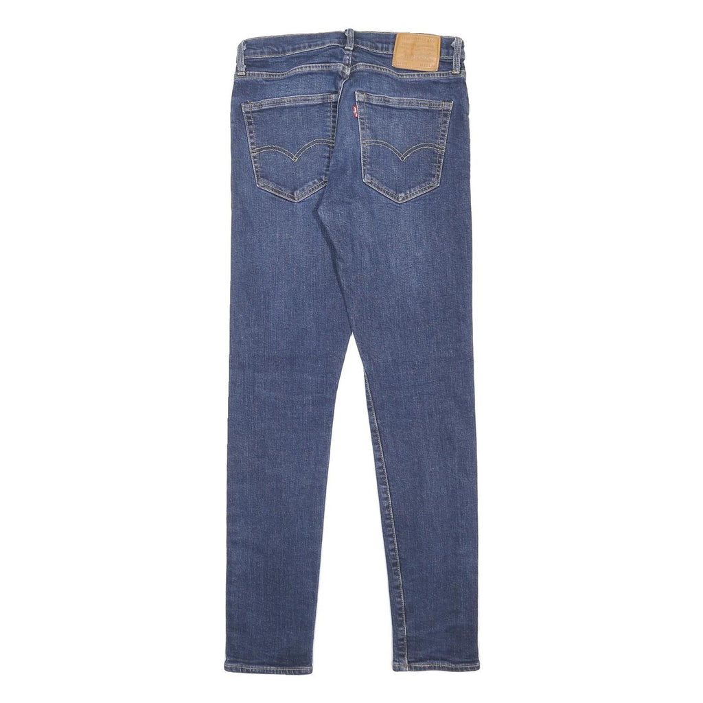 LEVI'S 512 Big E Mens Slim Blue Denim Jeans W32 L34 Classic Cotton Blend Zip