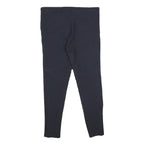 STEFANEL Womens Viscose Blend Navy Slim Zip Trousers W30 L26 Stylish Comfort