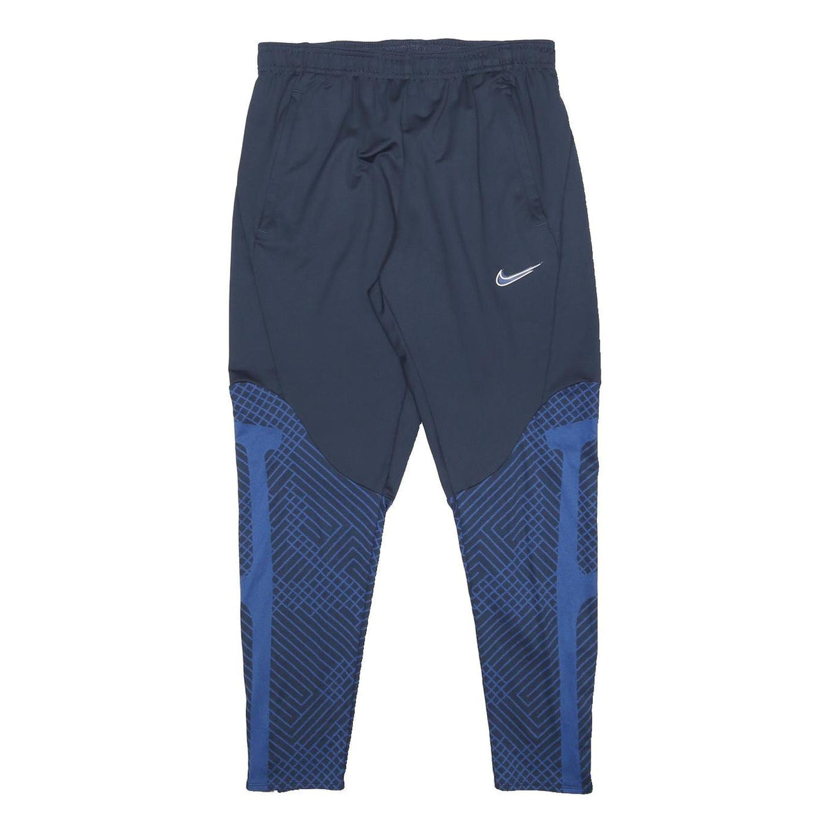 NIKE Womens Joggers Blue & Navy Slim Tapered L W28 L28 Sports Casual Comfort