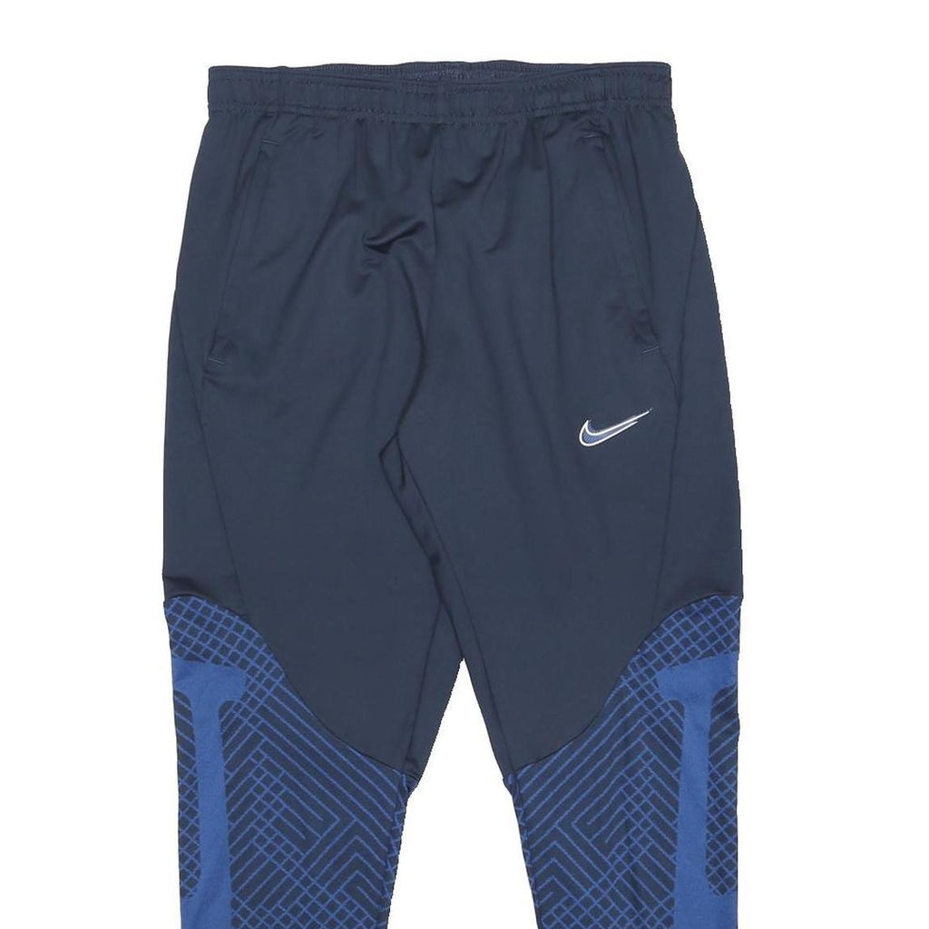 NIKE Womens Joggers Blue & Navy Slim Tapered L W28 L28 Sports Casual Comfort