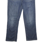 TOMMY HILFIGER Womens Jeans Blue Relaxed Straight Denim Medium W34 L28 Zip