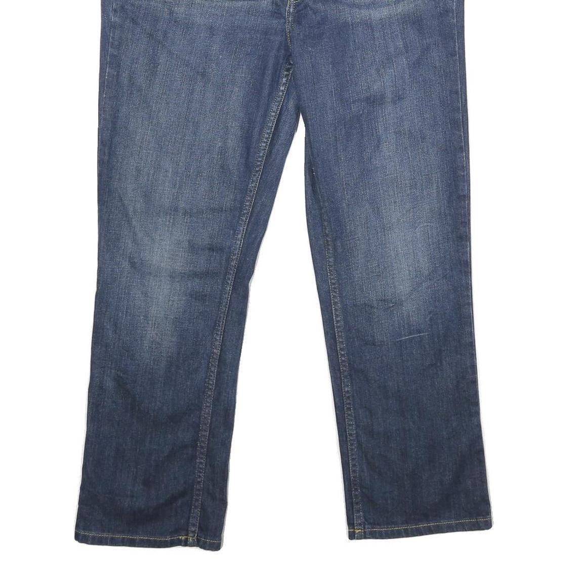 TOMMY HILFIGER Womens Jeans Blue Relaxed Straight Denim Medium W34 L28 Zip