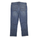 TOMMY HILFIGER Womens Jeans Blue Relaxed Straight Denim Medium W34 L28 Zip