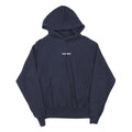 CHAMPION Mens Navy Blue Hoodie S The Bay Graphic Print Pullover Cotton Blend