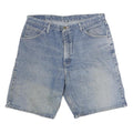 WRANGLER Mens Denim Blue Cotton Shorts M W36 Classic Fit Casual 5-Pocket