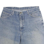 WRANGLER Mens Denim Blue Cotton Shorts M W36 Classic Fit Casual 5-Pocket