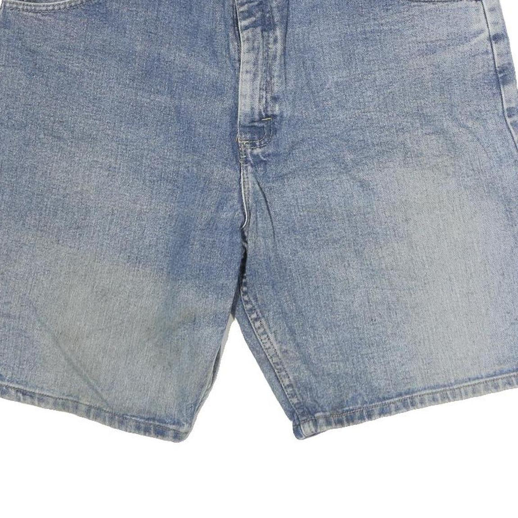WRANGLER Mens Denim Blue Cotton Shorts M W36 Classic Fit Casual 5-Pocket