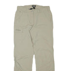 SCHOFFEL Womens Regular Beige Cargo Zip Trousers W30 L31 Outdoor Adventure
