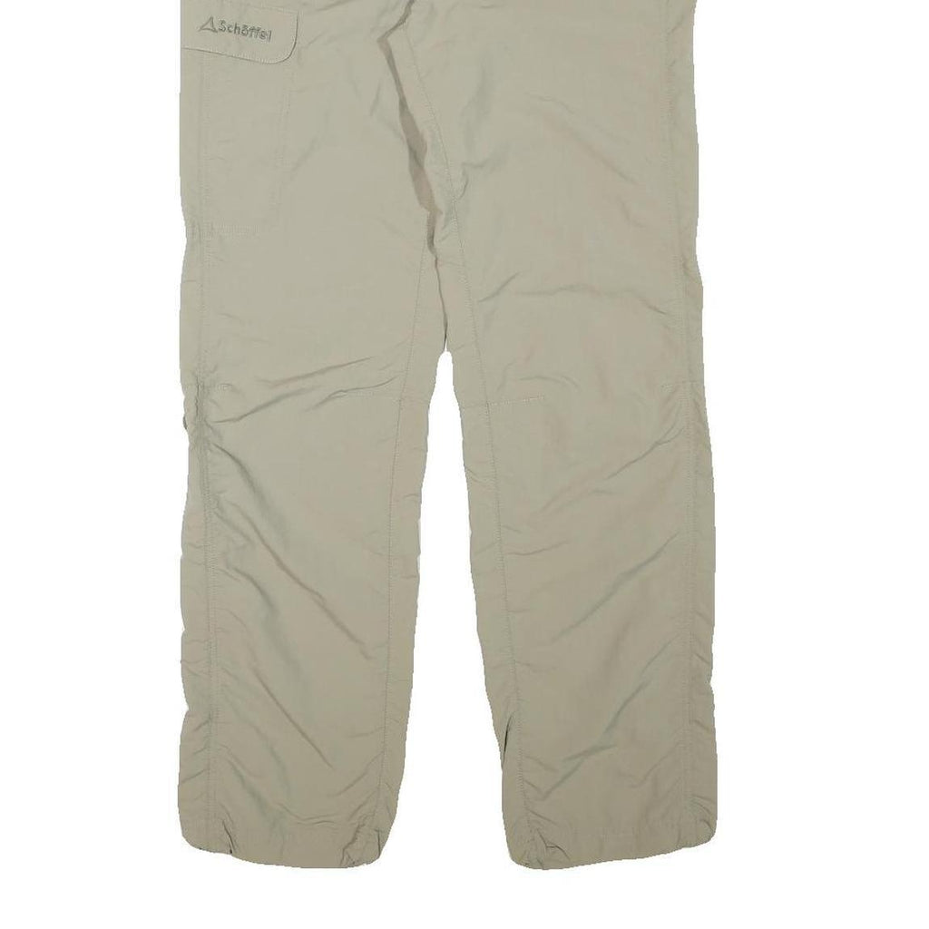SCHOFFEL Womens Regular Beige Cargo Zip Trousers W30 L31 Outdoor Adventure