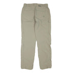 SCHOFFEL Womens Regular Beige Cargo Zip Trousers W30 L31 Outdoor Adventure