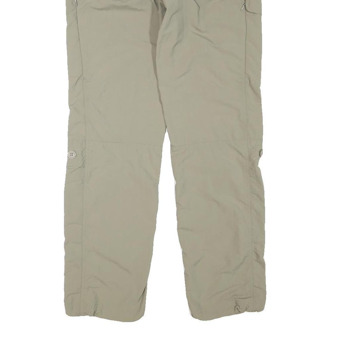 SCHOFFEL Womens Regular Beige Cargo Zip Trousers W30 L31 Outdoor Adventure