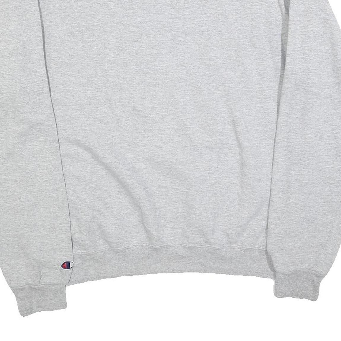 CHAMPION Mens Grey Nah Wrestling Crew Neck M Cotton Sweatshirt Pullover