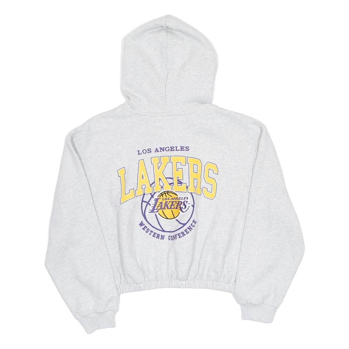 NBA Girls Grey Los Angeles Lakers Pullover Hoodie 12-13Y Basketball Fan