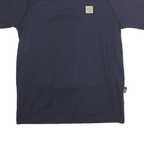 CARHARTT Mens Navy Blue Short Sleeve Crew Neck Cotton T-Shirt S Workwear