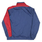 Mens Blue & Red Plain Erima Track Jacket M Polyester Blend Zip