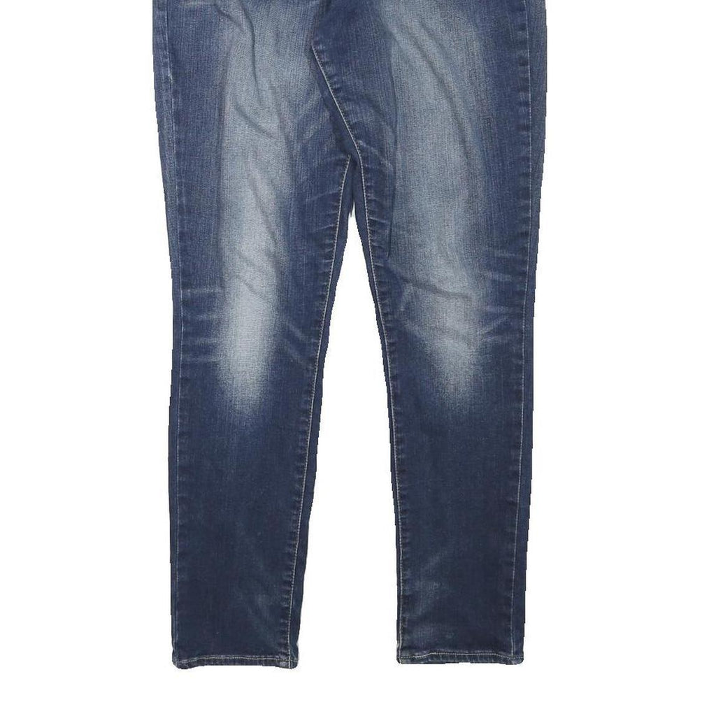 LEVI'S Womens Blue Slim Skinny Denim Medium W28 L27 Cotton Blend Zip Jeans