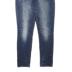 LEVI'S Womens Blue Slim Skinny Denim Medium W28 L27 Cotton Blend Zip Jeans