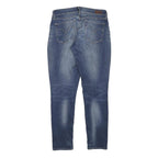 LEVI'S Womens Blue Slim Skinny Denim Medium W28 L27 Cotton Blend Zip Jeans