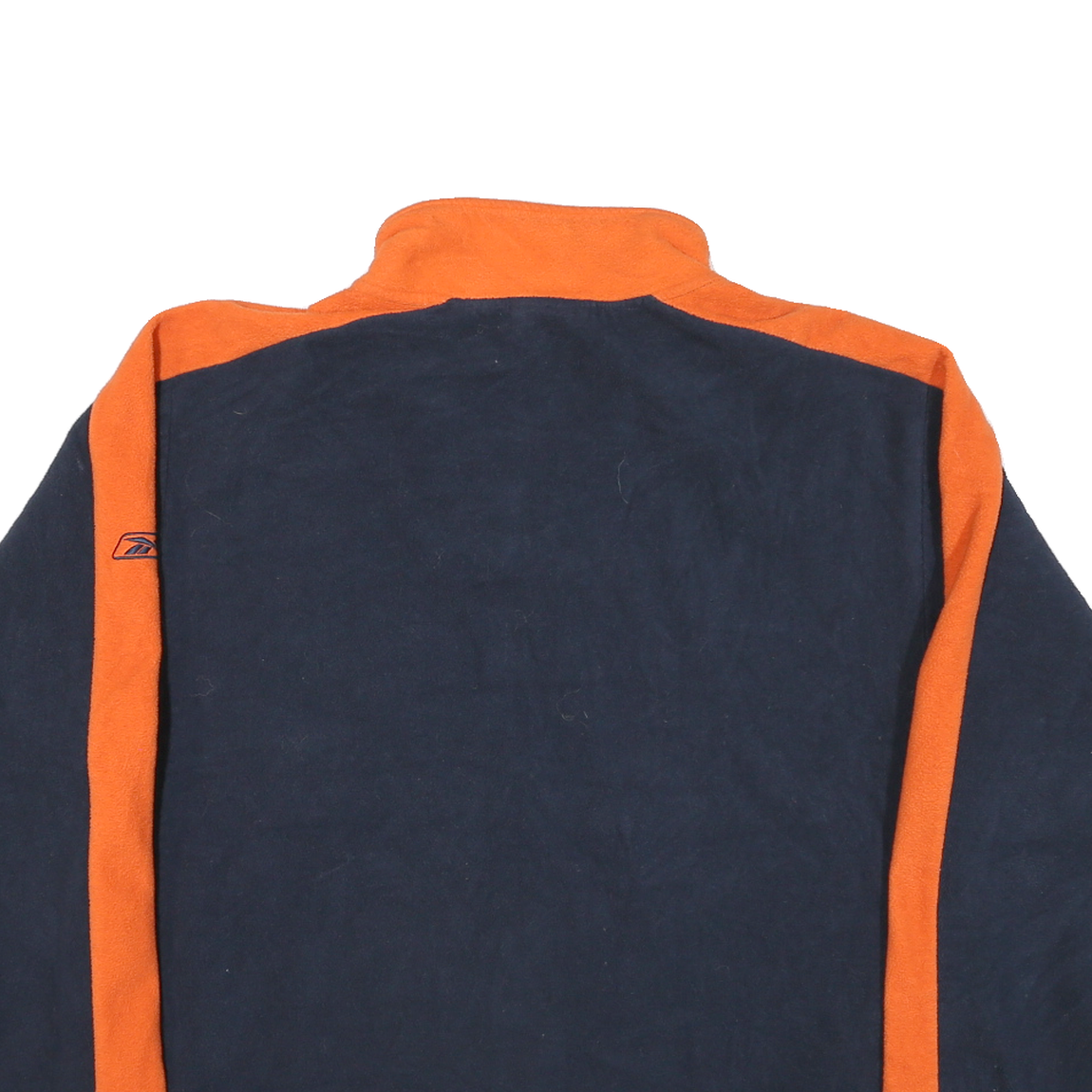 REEBOK Mens Blue & Orange Chicago Bears Track Jacket L Polyester Zip