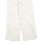 LEVI'S Womens Jeans White Regular Straight Denim W25 L25 Button Closure