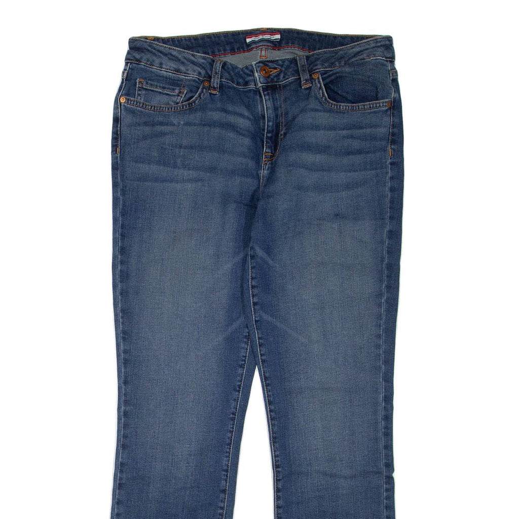 TOMMY HILFIGER Womens Jeans Blue Regular Bootcut Stone Wash W32 L30