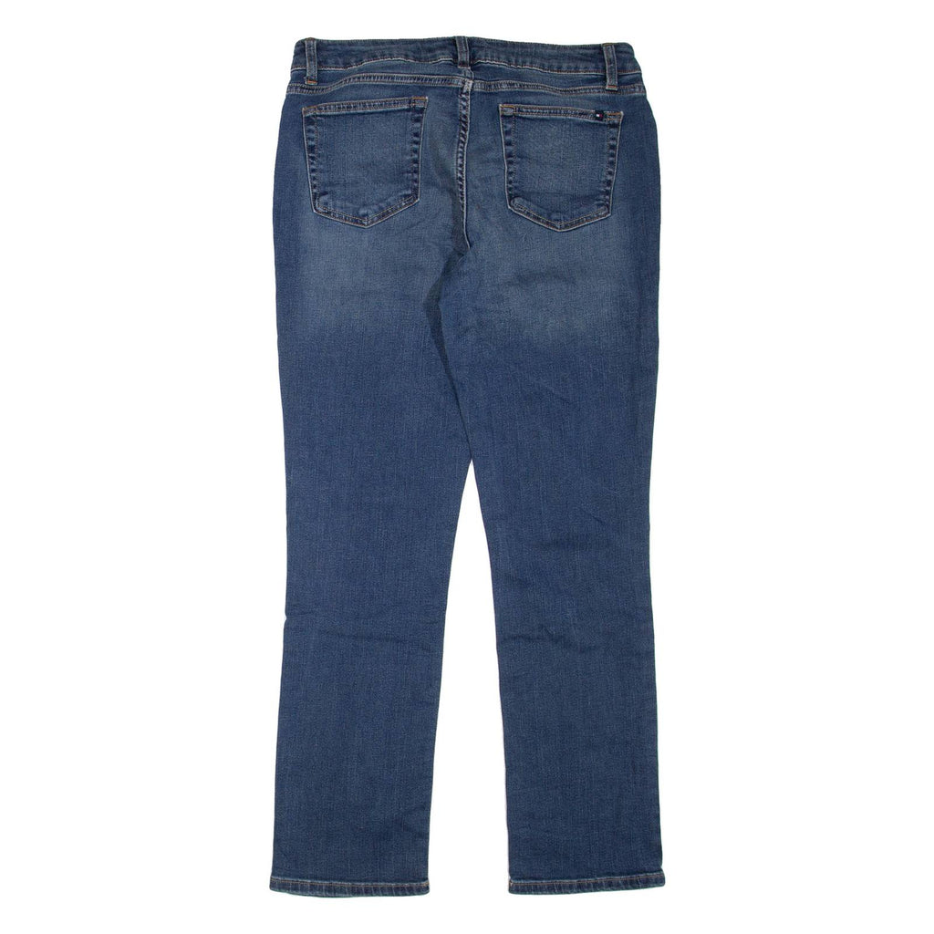 TOMMY HILFIGER Womens Jeans Blue Regular Bootcut Stone Wash W32 L30