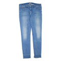TOMMY HILFIGER Womens Jeans Blue Regular Tapered Stone Wash W32 L32