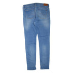 TOMMY HILFIGER Womens Jeans Blue Regular Tapered Stone Wash W32 L32