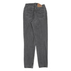 LEVI'S Womens Regular Fit Black Denim Jeans W27 L32 Classic Cotton Blend Button