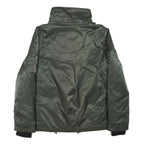 GUESS Womens Green Zip Up Jacket M Polyester Blend Plain Casual Winter Outerwear