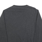 FILA Mens Charcoal Grey Cotton Blend Sweatshirt XL Crew Neck Casual Pullover