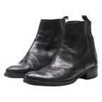 GEOX Ankle Boots Black Leather Womens UK 3