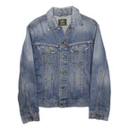 LEE Mens Blue Denim Jacket M Classic Button Closure Casual Vintage Style