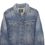 LEE Mens Blue Denim Jacket M Classic Button Closure Casual Vintage Style