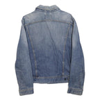 LEE Mens Blue Denim Jacket M Classic Button Closure Casual Vintage Style