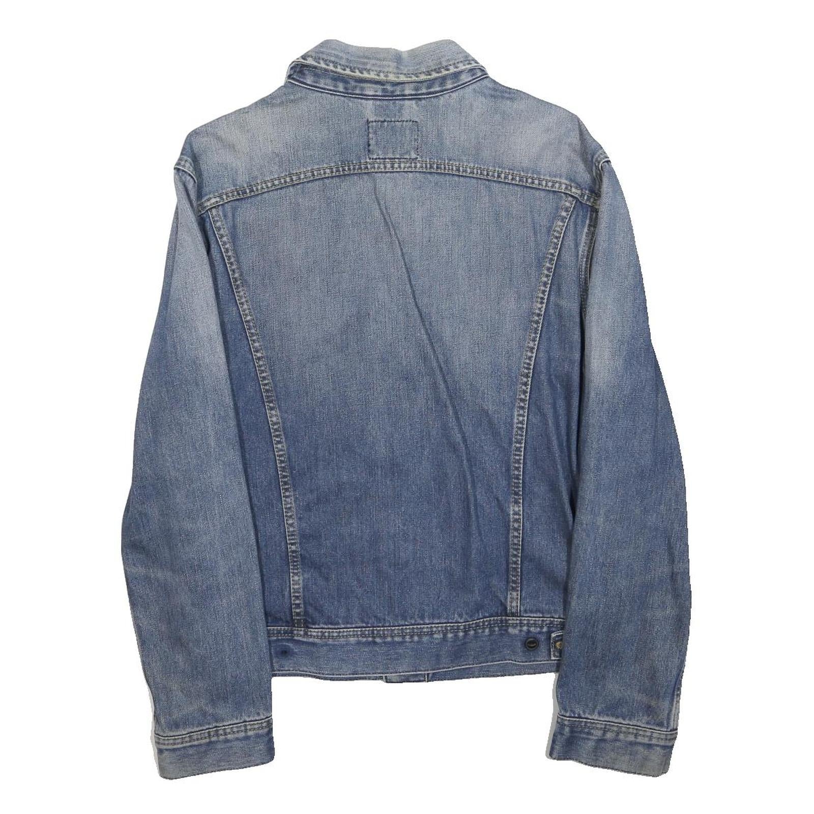 LEE Mens Blue Denim Jacket M Classic Button Closure Casual Vintage Style