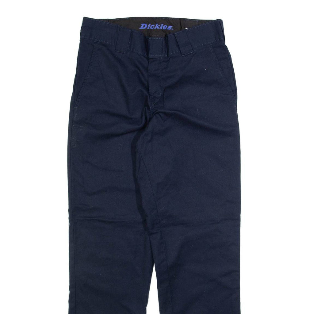 DICKIES Mens Trousers Blue Slim Tapered W28 L30