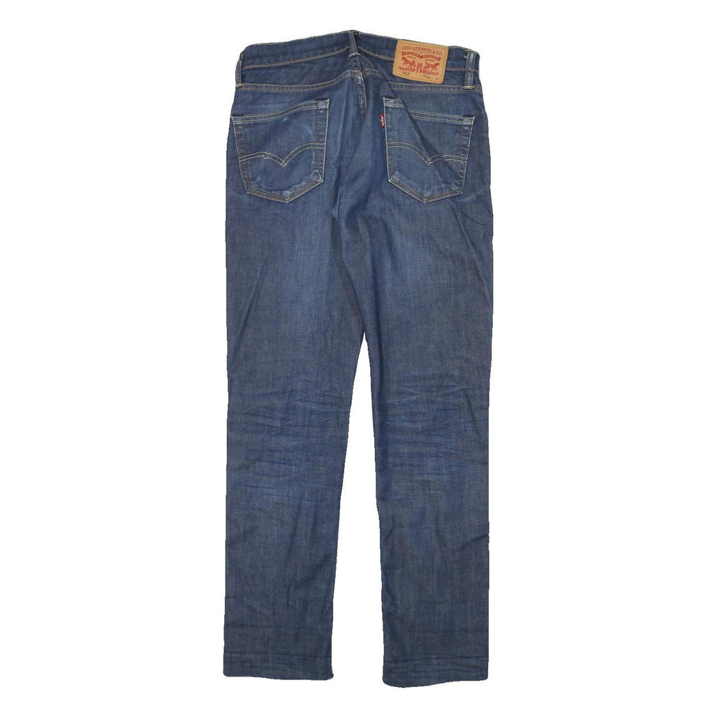 LEVI'S 511 Mens Slim Blue Denim Slim Jeans W29 L29 Zip Classic Fit