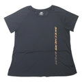 SKECHERS Womens Black Sport T-Shirt UK 14 Short Sleeve Crew Neck Performance