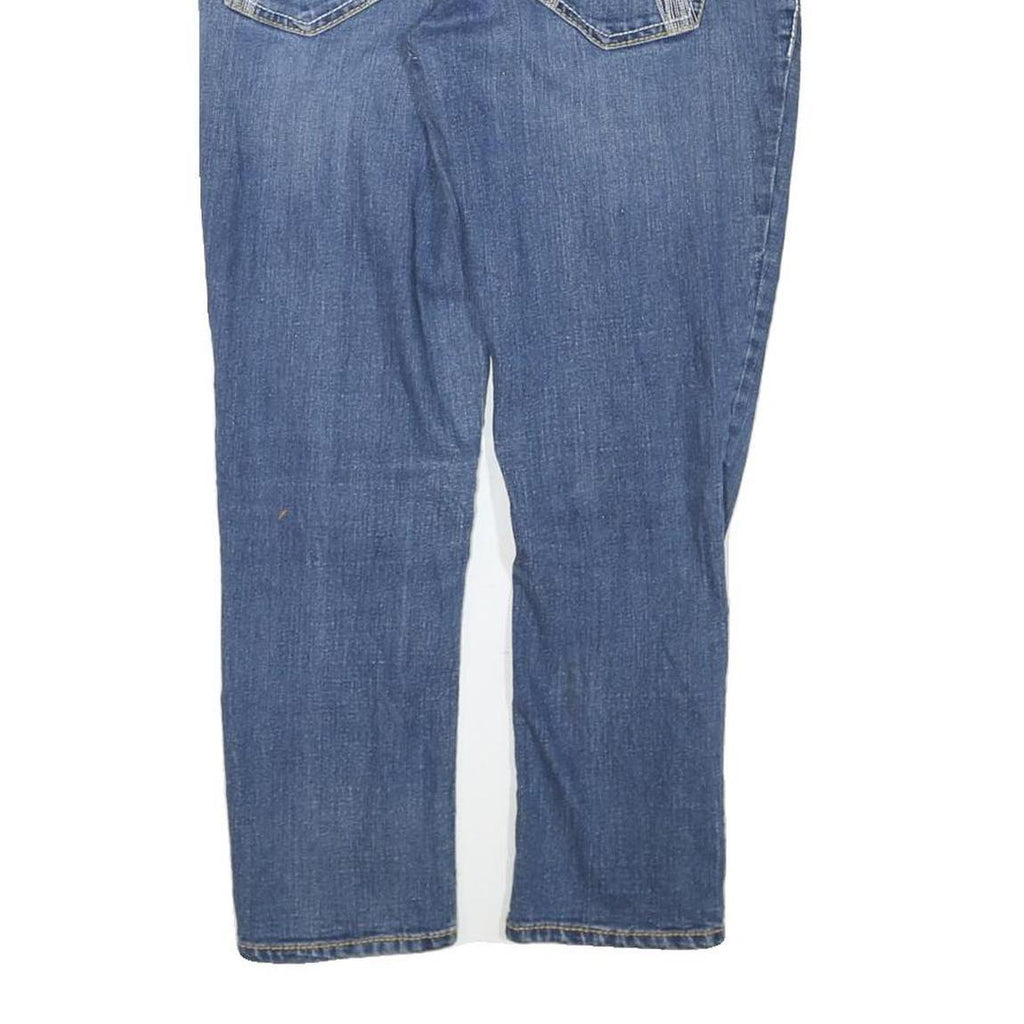 SEVEN7 Womens Slim Blue Denim Jeans W30 L25 Stylish Comfort Zip Closure