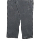 DICKIES Mens Jeans Black Regular Straight Denim Medium W36 L30 Workwear