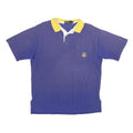 POLO RALPH LAUREN Mens Blue & Yellow Pocket Short Sleeve Polo Shirt M Classic