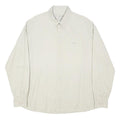 DOCKERS Mens White Button Down Shirt XL Classic Cotton Long Sleeve Casual