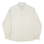 DOCKERS Mens White Button Down Shirt XL Classic Cotton Long Sleeve Casual