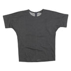 BANANA REPUBLIC Womens Grey Basic Top Short Sleeve Round Neck XS Casual Cotton